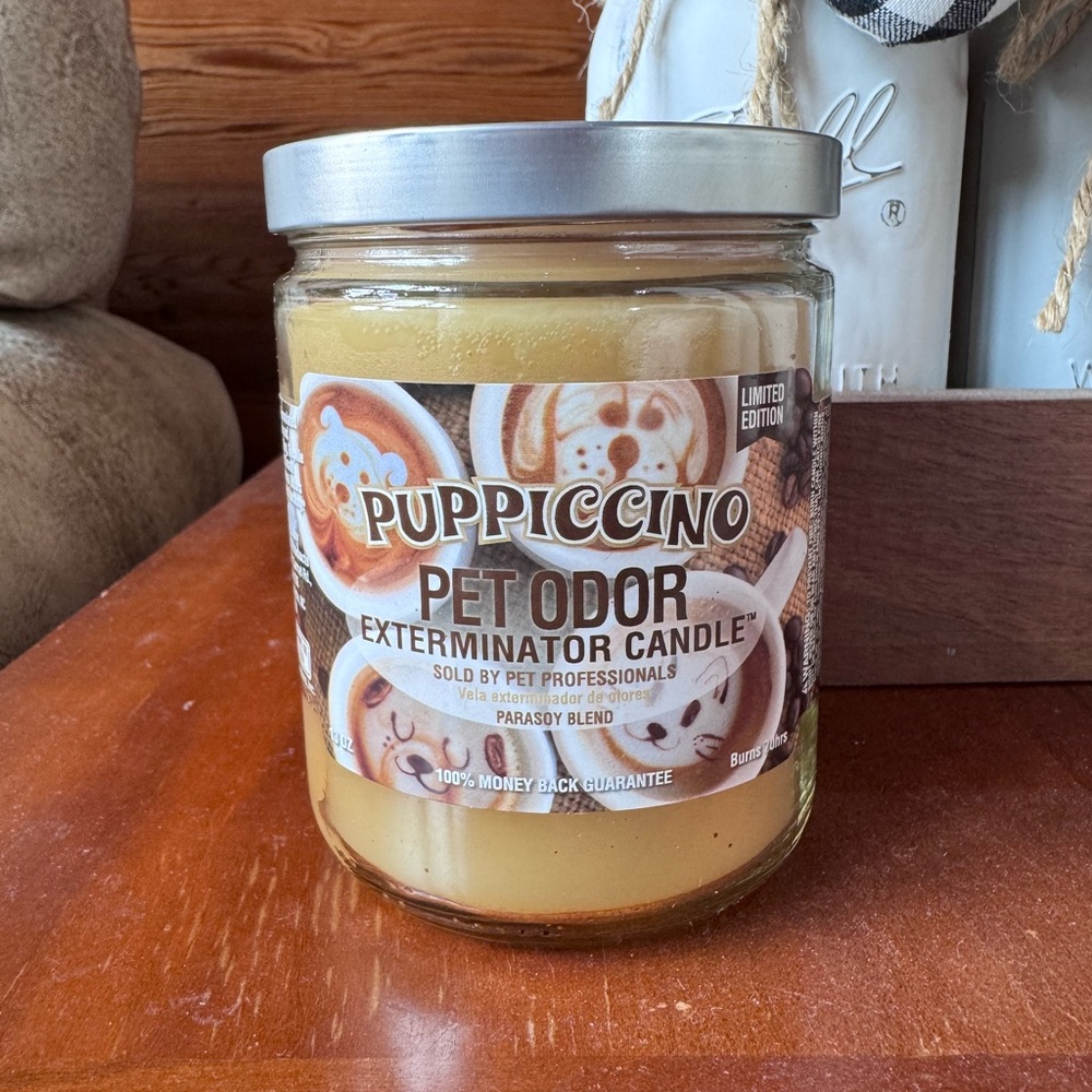 Puppiccino Pet Odor Exterminator Candle